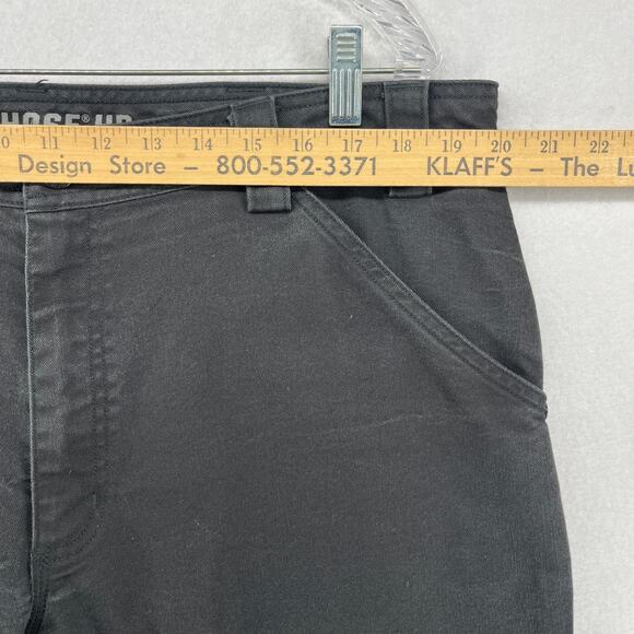DULUTH Pants Mens 40X30 Flex Fire Hose HD Standard Fit Carpenter Work Black - Picture 13 of 16